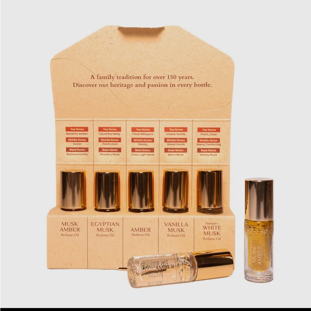 Nemat Musk Perfume Oil Set with Amber and Vanilla